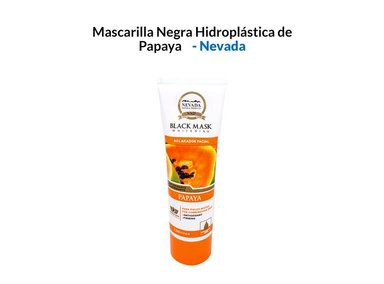 MASCARILLA NEVADA NATURAL PRODUCTS 120G NEGRA HIDROPLASTICA SÁBILA