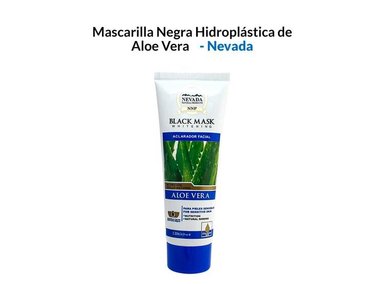 MASCARILLA NEVADA NATURAL PRODUCTS 120G NEGRA HIDROPLÁSTICA ALOE VERA