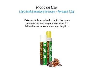 LÁPIZ LABIOS PORTUGAL 3 UNIDADES MANTECA CACAO 5.3G - 2