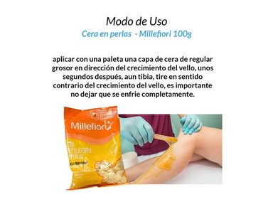 CERA ROSTRO Y CUELLO AROMÁTICA 100G EN PERLAS MILLEFIORI - 2
