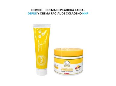 SET TRATAMIENTO FACIAL NEVADA NATURAL PRODUCTS CREMA DEPILADORA DEPILE + CREMA COLAGENO NNP