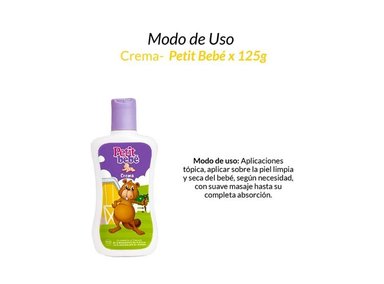 CREMA ROSTRO PETIT BEBE AROMÁTICA 3 UNIDADES 125G - 2