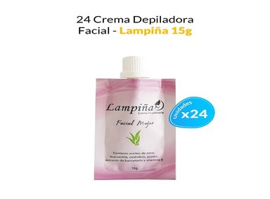 CREMA ROSTRO LAMPIÑA AROMÁTICA 24 UNIDADES DEPILADORA 15G