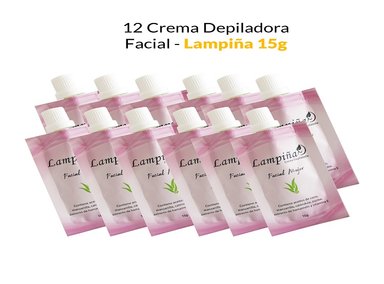 CREMA ROSTRO LAMPIÑA AROMÁTICA 12 UNIDADES DEPILADORA 15G