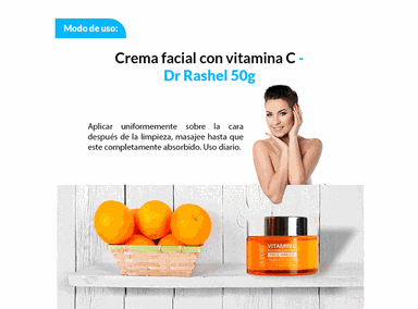 CREMA ROSTRO DR RASHEL AROMÁTICA 50G CON VITAMINA C - 2