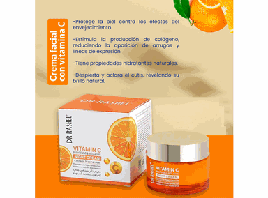 CREMA ROSTRO DR RASHEL AROMÁTICA 50G CON VITAMINA C - 3
