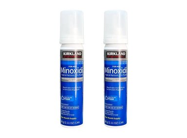 ESPUMA KIRKLAND 60ML MINOXIDIL 2 UNIDADES