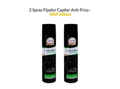 SPRAY FIJADOR CAPILAR NEVADA NATURAL PRODUCTS 600ML ANTI FRIZZ 2 UNIDADES - 2
