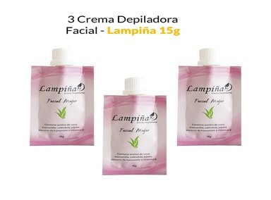 3 CREMA DEPILADORA FACIAL - LAMPIÑA 15G