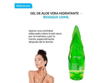 GEL ALOE VERA 99% SOOTHING MOISTURE ROSTRO BIOAQUA AROMÁTICA 2 UNIDADES - 2
