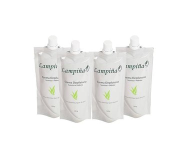 CREMA CUERPO LAMPIÑA AROMÁTICA 4 UNIDADES DEPILADORA - 1