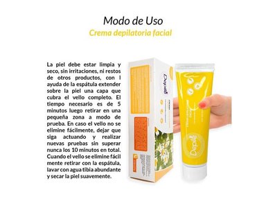 CREMA ROSTRO DEPILÉ AROMÁTICA 3 UNIDADES DEPILATORIA 50ML - 2