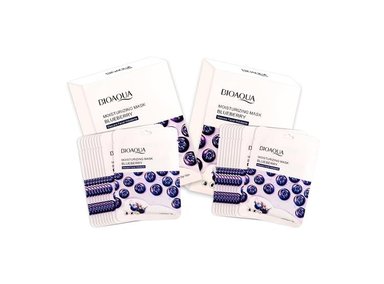 MASCARILLA BIOAQUA 25G HIDRATANTE ARANDANOS 10PCS 2 UNIDADES