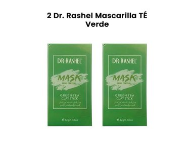 MASCARILLA DR RASHEL 42G TÉ VERDE 2 UNIDADES