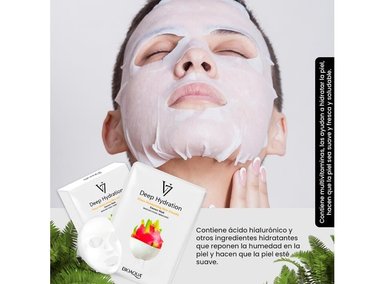 MASCARILLA FACIAL BIOAQUA 30G ESENCIA PITAHAYA 10PCS - 3