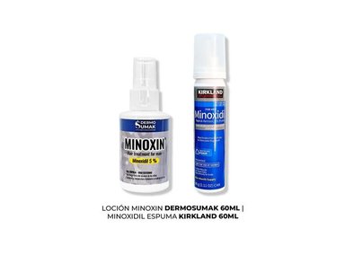 ESPUMA KIRKLAND MINOXIDIL 60ML + LOCIÓN MINOXIN 60ML