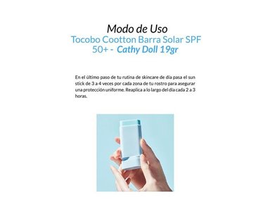 PROTECTOR SOLAR TOCOBO COOTTON BARRA SPF 50+ - 2