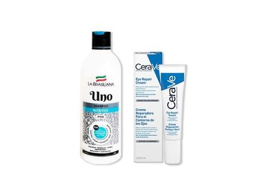 SET CERAVE SHAMPO UNO + CREMA REPARADORA CONTORNO OJOS 14ML - 2