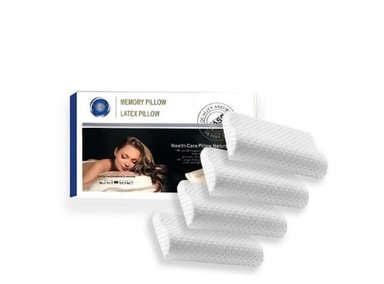 4 ALMOHADAS VISCOELÁSTICAS ORTOPÉDICA MEMORY PILLOW 47*29*7