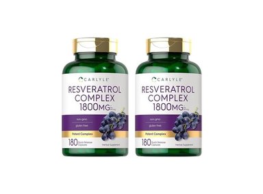 2 SUPLEMENTO DE RESVERATROL 1800 MG - CARLYLE