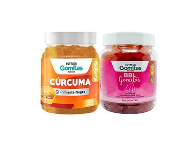 GOMITAS ADULTO CURCUMA + GOMITAS AGUAJE BBL ADULTOS