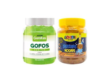 GOMITAS ADULTO GOFO CON FIBRA ADULTO +BUENAS NOCHES NIÑOS