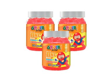 GOMITAS PARA NIÑOS ZINC OROTATE 130 GOMITAS SOTTCOR 3 UND