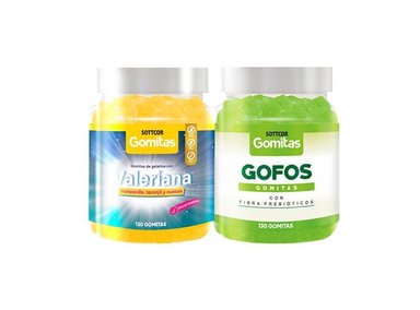 GOMITAS ADULTO VALERIANA + GOMITAS GOFO CON FIBRA ADULTO