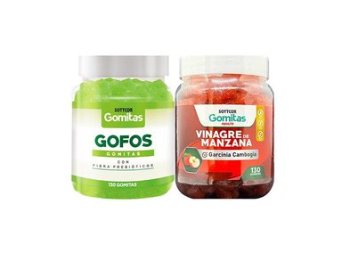 GOMITAS ADULTO GOFO CON FIBRA ADULTO + VINAGRE MANZANA