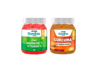 GOMITAS DE ZINC ADULTO + GOMITAS DE CURCUMA ADULTO