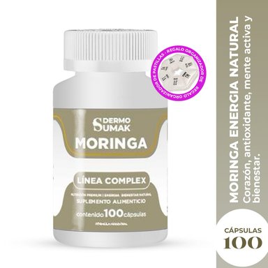 MORINGA COMPLEX 300MG - 100 CAP - DERMO SUMAK + PASTILLERO