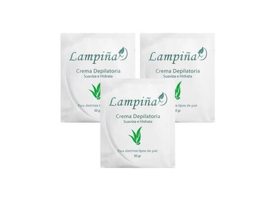 CREMA DEPILADORA 30GR LAMPIÑA 3 UND