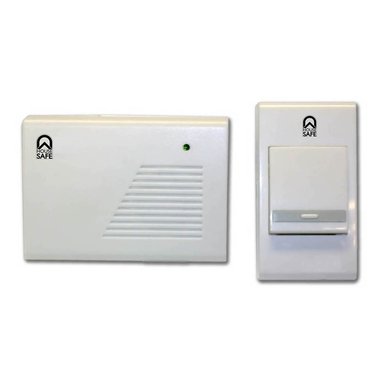 TIMBRE HOUSESAFE INALÁMBRICO 32 SONIDOS A BATERIA 100 MTS