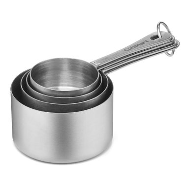 MENAJE CUISINART CTG-00-SMC GRIS JUEGO 4 TAZAS MEDIDORAS ACERO INOXIDABLE