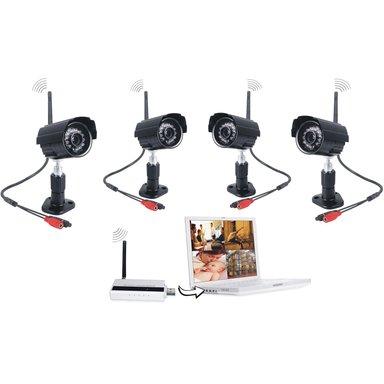 KIT CÁMARA HOUSESAFE SEGURIDAD INALÁMBRICO 4 IP