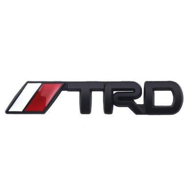 ADHESIVO ZAMIT TUNING EMBLEMA PEGATINA / INSIGNIA ' TRD ' BLACK