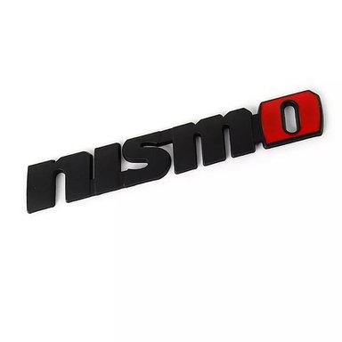 ADHESIVO ZAMIT TUNING EMBLEMA NISMO NEGRO MATE