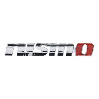 ADHESIVO ZAMIT TUNING EMBLEMA PEGATINA ' NISMO ' CROMADO
