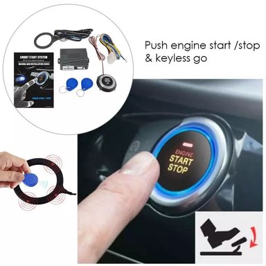 BOTON DE ENCENDIDO ZAMIT TUNING CON SENSOR RDF UNIVERSAL - 2
