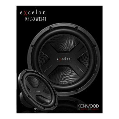 PARLANTE KENWOOD SUBWOOFER 12' EXCELON 2000W KFC-XW1241 - 5