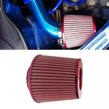 FILTRO AIRE ZAMIT TUNING UNIVERSAL ROJO 7.6 CM 3' PULGADAS