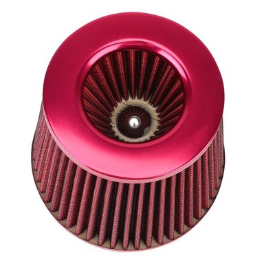 FILTRO AIRE ZAMIT TUNING UNIVERSAL ROJO 7.6 CM 3' PULGADAS - 3