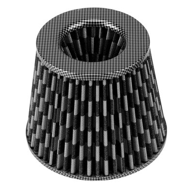 FILTRO AIRE ZAMIT TUNING UNIVERSAL FIBRA CARBONO 7.6 CM 3' PULGADAS - 2