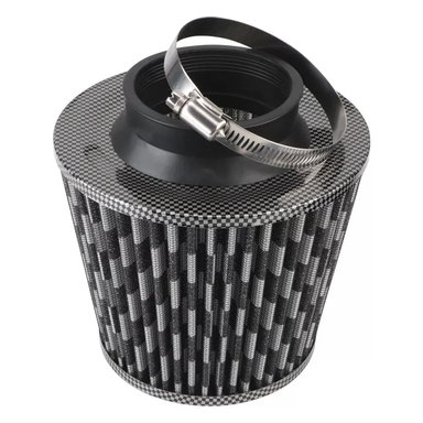FILTRO AIRE ZAMIT TUNING UNIVERSAL FIBRA CARBONO 7.6 CM 3' PULGADAS - 3