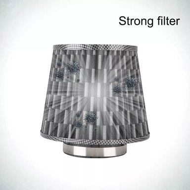 FILTRO AIRE ZAMIT TUNING UNIVERSAL FIBRA CARBONO 7.6 CM 3' PULGADAS - 4