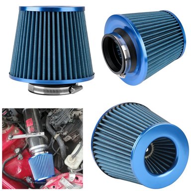 FILTRO ZAMIT TUNING AIRE UNIVERSAL AZUL 7.6 CM 3' PULGADAS - 2