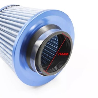 FILTRO ZAMIT TUNING AIRE UNIVERSAL AZUL 7.6 CM 3' PULGADAS - 6