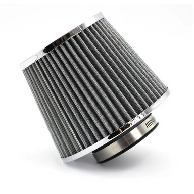 FILTRO ZAMIT TUNING AIRE UNIVERSAL PLATEADO 7.6 CM 3' PULGADAS - 4