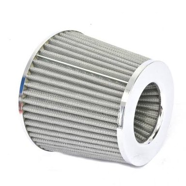 FILTRO ZAMIT TUNING AIRE UNIVERSAL PLATEADO 7.6 CM 3' PULGADAS - 5