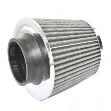 FILTRO ZAMIT TUNING AIRE UNIVERSAL PLATEADO 7.6 CM 3' PULGADAS - 6